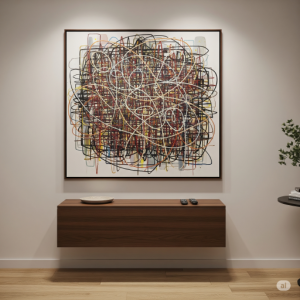 Art Niche with Storage