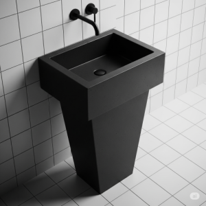 Pedestal Sink with a Twist