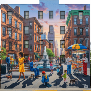 A streetscape.