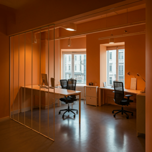 Small commercial office interior design