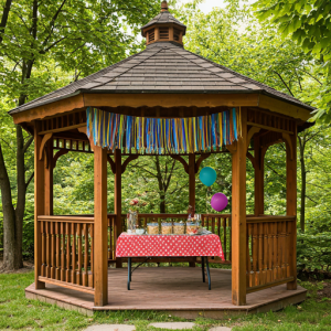 a gazebo for parties