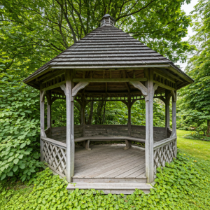 Low budget wooden gazebo designs