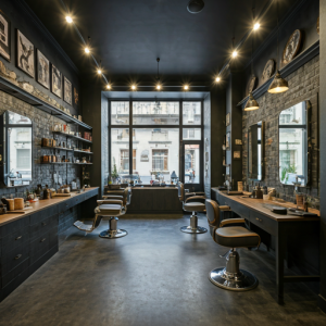 New Urbanism Barbershop Interior Design