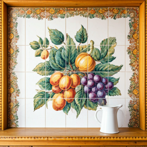 Traditional kitchen wall tiles design