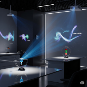 Holographic Accents & Kinetic Sculptures