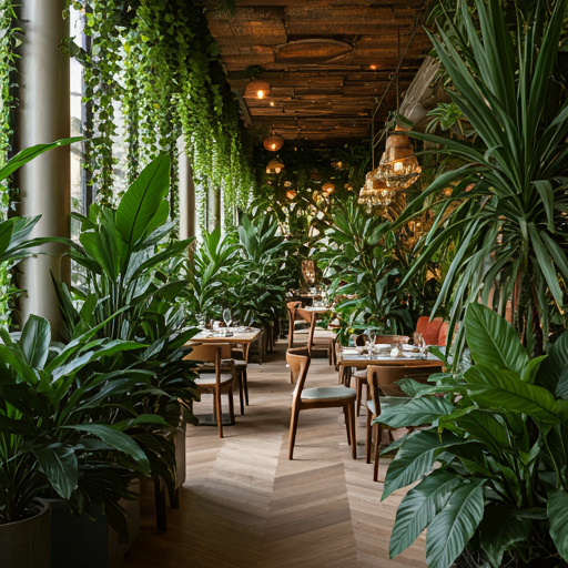 restaurant interior design with plants restaurant interior design with plants