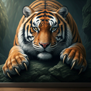 3D Tiger Wallpaper Mural