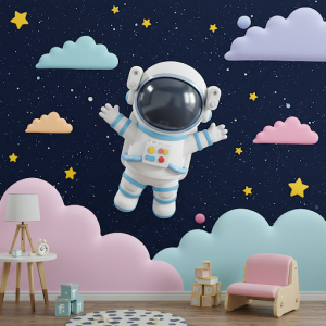 3d astronaut cartoon wallpapers.