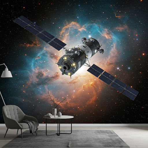 3d spacecraft wallpaper mural 3d spacecraft wallpaper mural