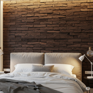 Bedroom Retreat 3D Brick Wallpaper