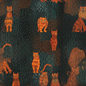 Cats abstract wallpaper