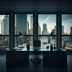 Cityscape office wallpaper