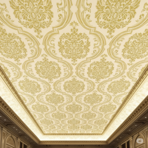Classic Damask Ceiling Wallpaper Mural