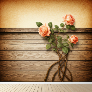 Climbing Rose Mural