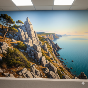 Coastal Cliffside Wallpaper