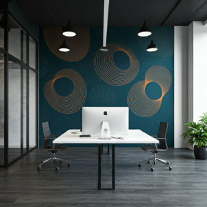 Custom-made office mural design