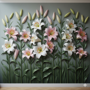 Elegant Lilies Wallpaper