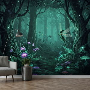 Enchanted Forest 3D Wallpaper Mural