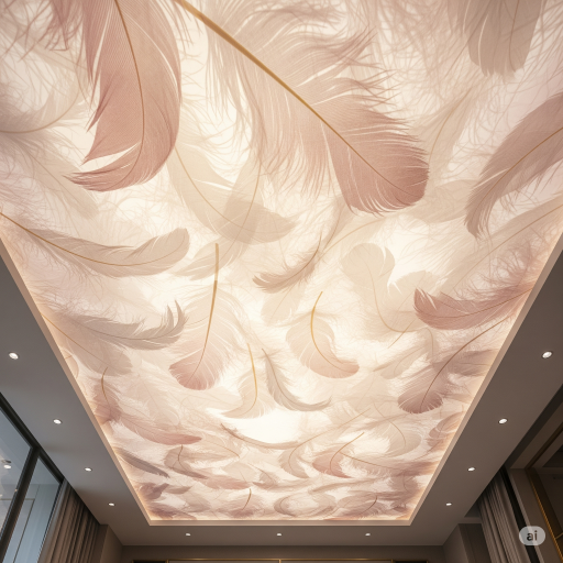 Feathered Canopy Ceiling Feathered Canopy Ceiling