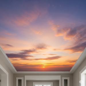 Golden Sunrise Sky Wallpaper Mural