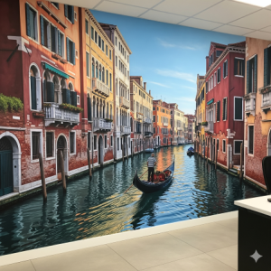 Gondola Ride in Venice Wallpaper Mural