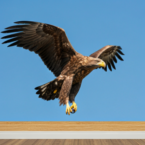 Hunting eagle 3D wallpaper