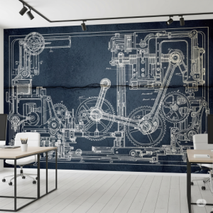 Industrial Chic Wallpaper