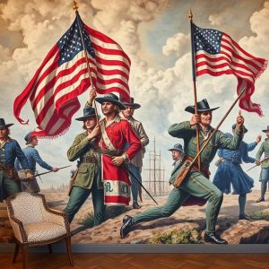 Les Guerres D’Independence mural. The most expensive wallpaper in the world.