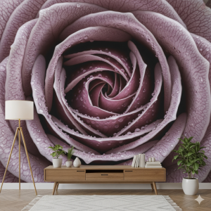 Macro Photography Bloom Hallway Wallpaper