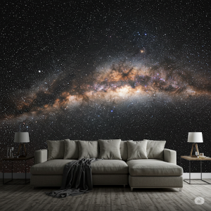 Milky Way Galaxy Wallpaper Mural. 