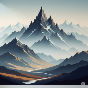 Mountain Landscape Office Wallpaper Mural