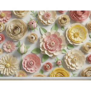 Paper Flowers Wallpaper