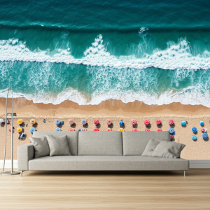 Photorealistic 3d beach wallpaper