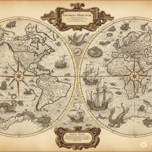 Renaissance Cartography Wallpaper Mural