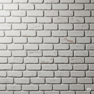 Scandinavian 3D Brick Wallpaper Mural. The light color and natural texture of whitewashed bricks align well with Scandinavian design principles of simplicity, functionality, and brightness.