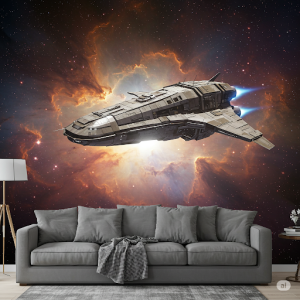 Spaceship Mural