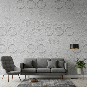 Subtle, monochromatic 3D patterns