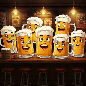 Talking Beer Mugs.