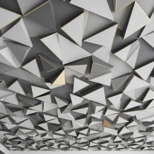 Triangles 3D ceiling