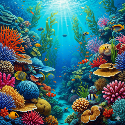 Underwater Coral Reef 3D Wallpaper Underwater Coral Reef 3D Wallpaper