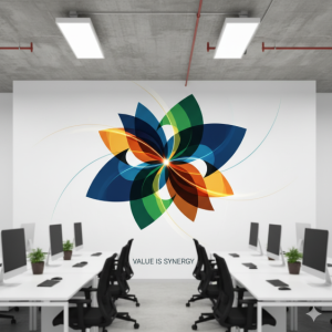 Value is Synergy Office Wallpaper Mural