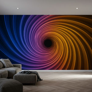  Vortex Illusion Wall Mural.