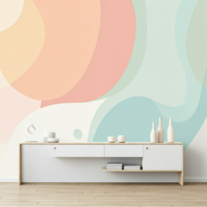 abstract geometric wallpaper for clinic