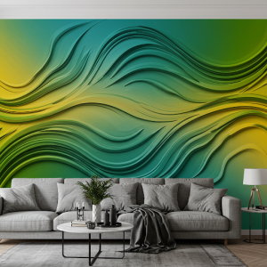 Contemporary abstract nature 3D wallpaper mural
