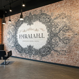 brand identity mural