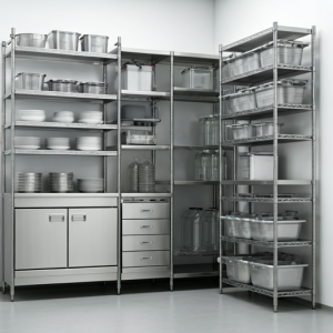 restaurant stainless steel pantry