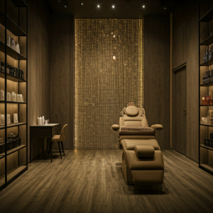 Modern beauty salon with a relaxing atmosphere