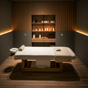 Modern massage room interior design