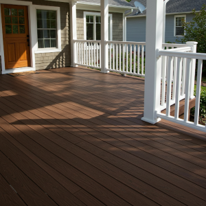 Porch composite decking