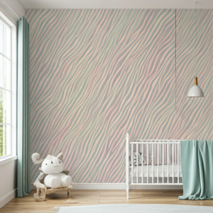 Zebra stripes wallpaper mural